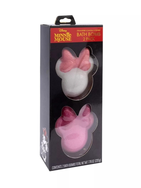 Disney Other - Disney Minnie Mouse Pink & White Bath Bombs 2-Pack